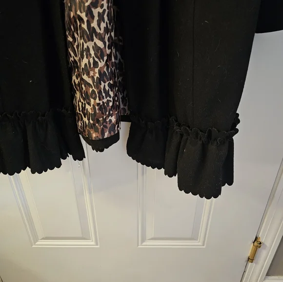 Betsey Johnson Black wool coating - Picture 2 of 4